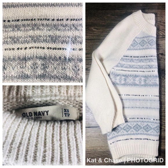 Snuggly White Sweater with Sequins! - Picture 2 of 3